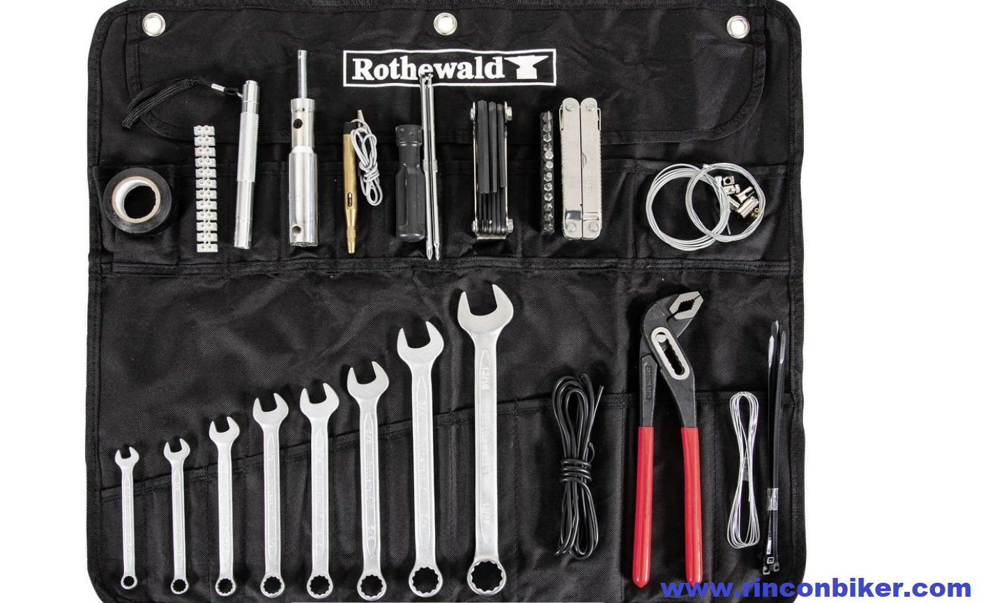 kit de herramientas de viaje completo con 52 piezas de Rothewald