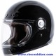 CASCO RETRO TORC T1 NEGRO BRILLO