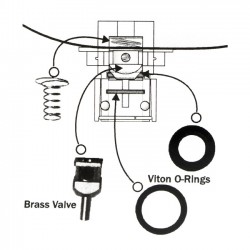 Kit de reconstrucción válvula de retención de combustible harley inyección