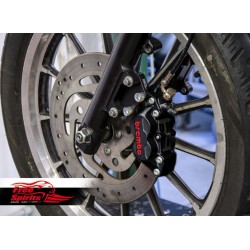 Kit pinza Brembo 4 pistones delantero para Harley Davidson Sportster 00-13, Dyna 00-05 y Softail 00-14