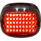 Piloto LED ahumado sencillo homologado de perfil estrecho con luz de matrícula