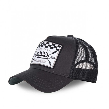 GORRA VON DUTCH SQUARE NEGRA