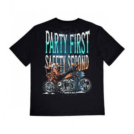 Camiseta Down-n-Out "Safety Second"