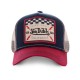 Gorra Von Dutch Square rojo marino