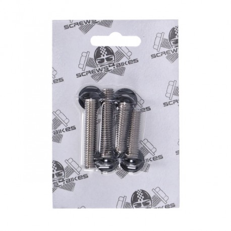 Kit de tornillos negros espadines del guardabarros para Harley Sportster 04-22