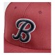 Gorra Biltwell Script B granate