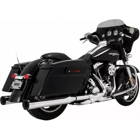 SILENCIOSOS VANCE & HINES ELIMINATOR 400 NEGRO PARA MODELOS DE 1995 A 2016 TOURING