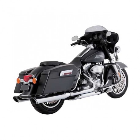 SILENCIOSOS TWIN SLASH DE VANCE & HINES CROMADO PARA TOUTING 95-16