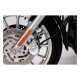 Pinza de freno delantera izquierda cromada para Harley 04-06 XL