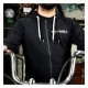 Sudadera con capucha y cremallera Biltwell Bolts negra