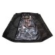 Chaleco de lona negra West Coast Choppers x 13 1/2 Dominator Canvas