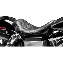 Asiento individual Bare Bones Diamond para Harley Dyna 06-17