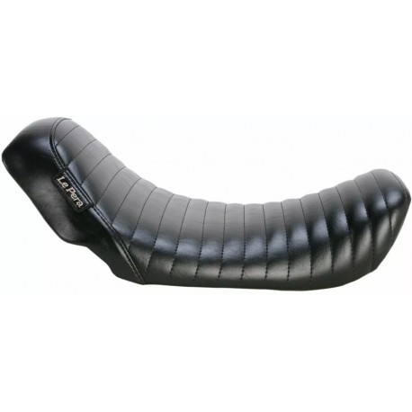 Asiento individual Bare Bones Pleated para Harley Dyna 06-17