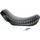 Asiento individual Bare Bones Pleated para Harley Dyna 06-17