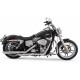 Asiento individual Runaround de Mustang para Harley Dyna 06-17
