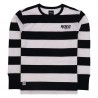 Jersey Ricky a rayas blanco/negro