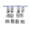 PULSADORES CROMADOS PARA HARLEY 96-13 FLHTCU, FLHTK, FLTR (SIN CRUISE CONTROL)