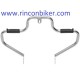 DEFENSA MULTIBAR PARA HARLEY FXD 91-13 CON CONTROLES EN POSTURA MEDIA