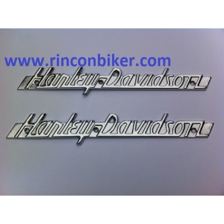 EMBLEMAS DEPÓSITO HARLEY EN MODELOS BIG TWIN 51-54 Y K 52-54