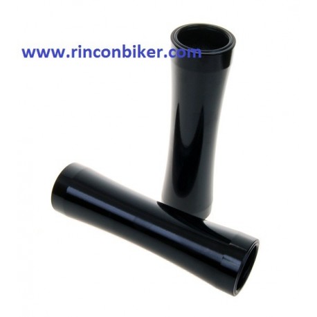 TAPA HORQUILLA SUPERIOR ESTILO 90-60-90 EN NEGRO BRILLO PARA SPORTSTER FORTY-EIGHT