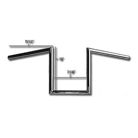 Z BAR HANDLEBARS- 10"