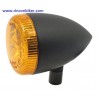 INTERMITENTE LED CON 3 FUNCIONES (PILOTO, FRENO INTERMITENCIA) NEGRO CRISTAL NARANJA, CON PALO, HOMOLOGADO