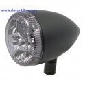 INTERMITENTE LED CON 3 FUNCIONES (PILOTO, FRENO INTERMITENCIA) NEGRO CRISTAL AHUMADO, CON ESPARRAGO HOMOLOGADO