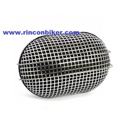 FILTRO BREATHER STYLE OVAL PARA CARBURADORES HARLEY KEIHIN, BENDIX Y TILLOTSON (MENOS CV)