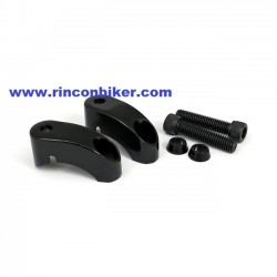 KIT DE MONTAJE DE INTERMITENTES DELANTEROS CORTO PARA SPORTSTER 87-16 Y DYNA 91-05